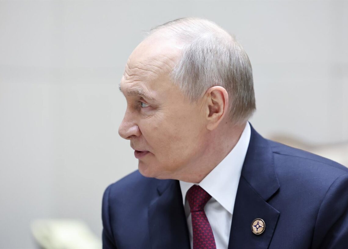 El presidente de Rusia, Vladimir Putin, durante una visita oficial a la capital de Kirguistán, Biskek (archivo)Europa Press/Contacto/Alexander Kazakov