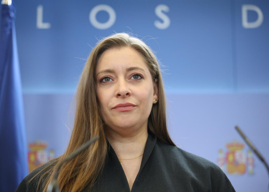 La portavoz del grupo parlamentario Popular, Ester Muñoz.Alejandro Martínez Vélez - Europa Press