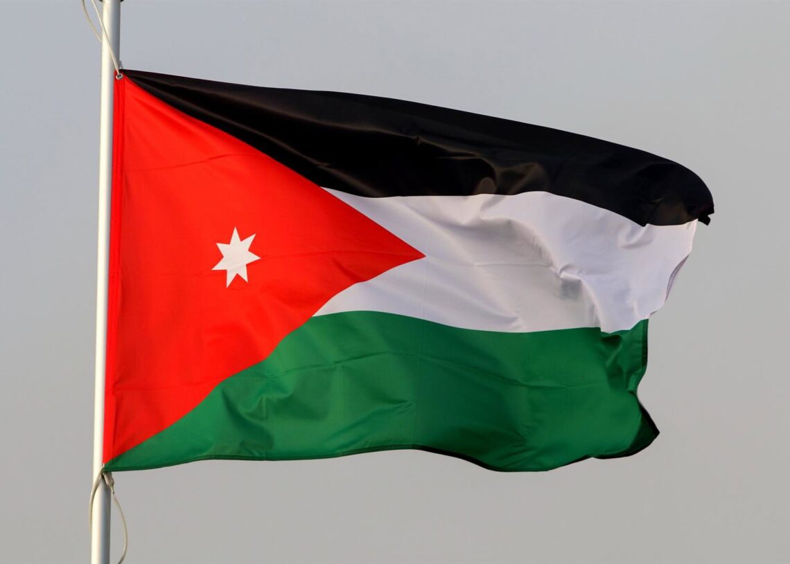 Archivo - Bandera de Jordania en la ciudad de San Petersburgo, Rusia (archivo)Europa Press/Contacto/Maksim Konstantinov