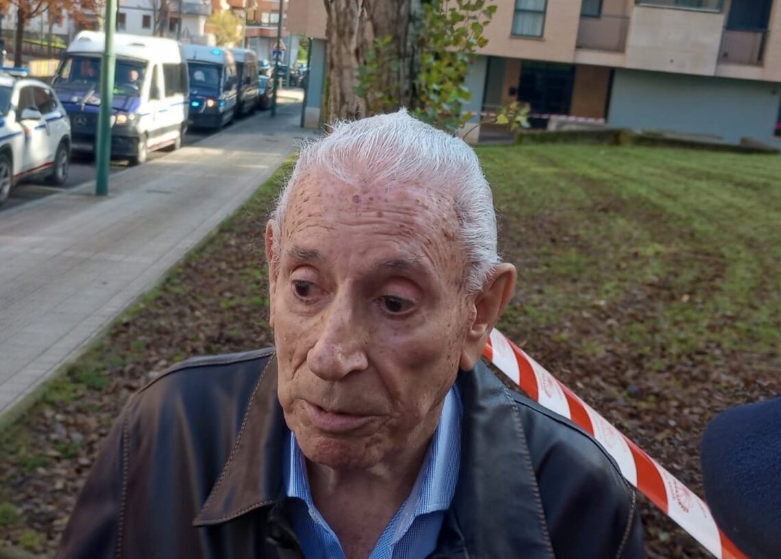 Emilio Aperribay, superviviente del bombardeo de Gernika.EUROPA PRESS