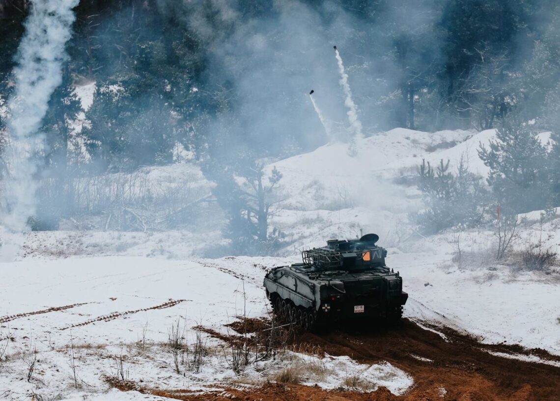 Archivo - Un blindado ASCOD (Pizarro en España) en maniobrasGENERAL DYNAMICS EUROPEAN LAND SYSTEMS - Archivo