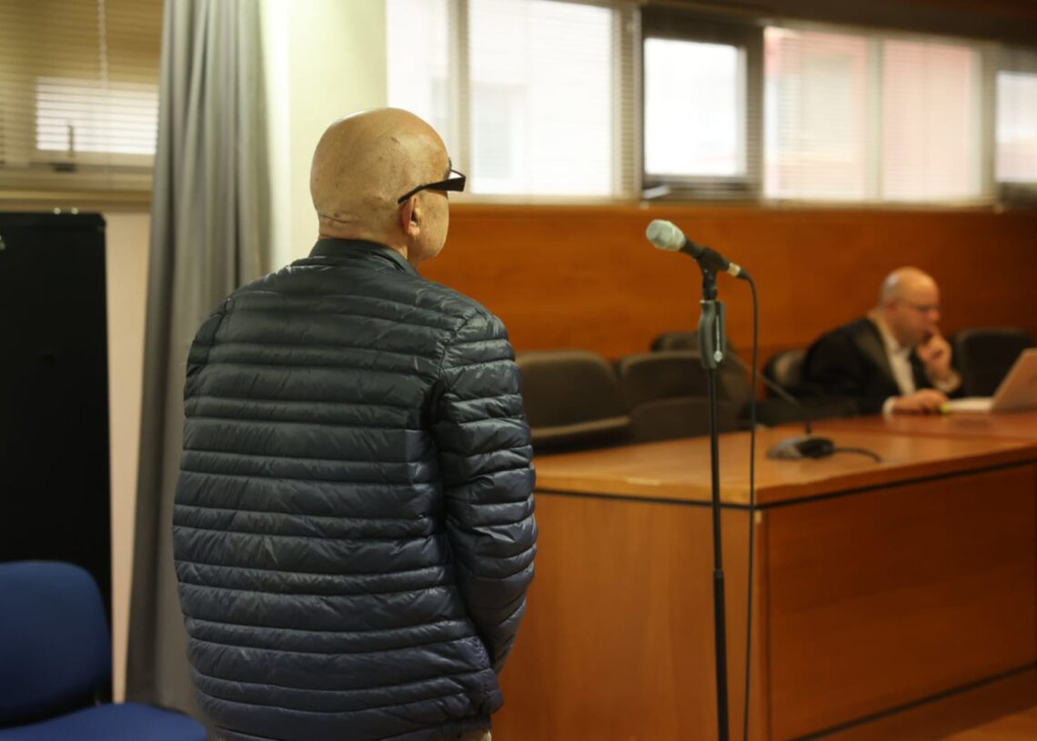 El acusado Alfredo Sánchez Chacón declara en el Juzgado de lo Penal número 2, a 24 de noviembre de 2025, en Ferrol, A Coruña, Galicia (España). Europa Press