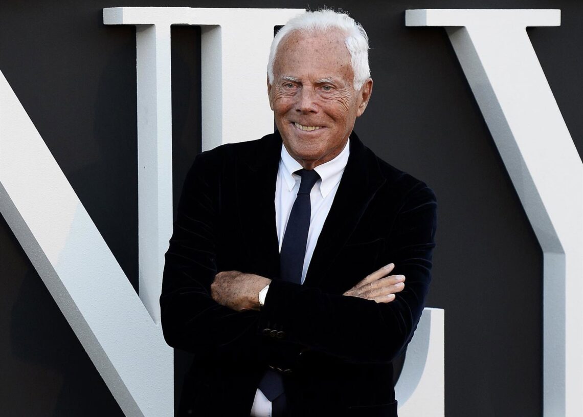 Archivo - El diseñador italiano Giorgio Armani.ACTION PRESS VÍA EUROPA PRESS - Archivo