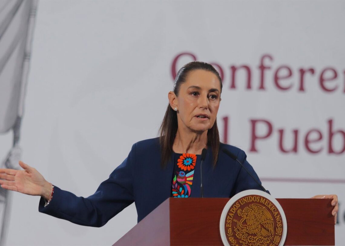 La presidenta de México, Claudia Sheinbaum.Carlos Santiago/eyepix via ZUMA / DPA