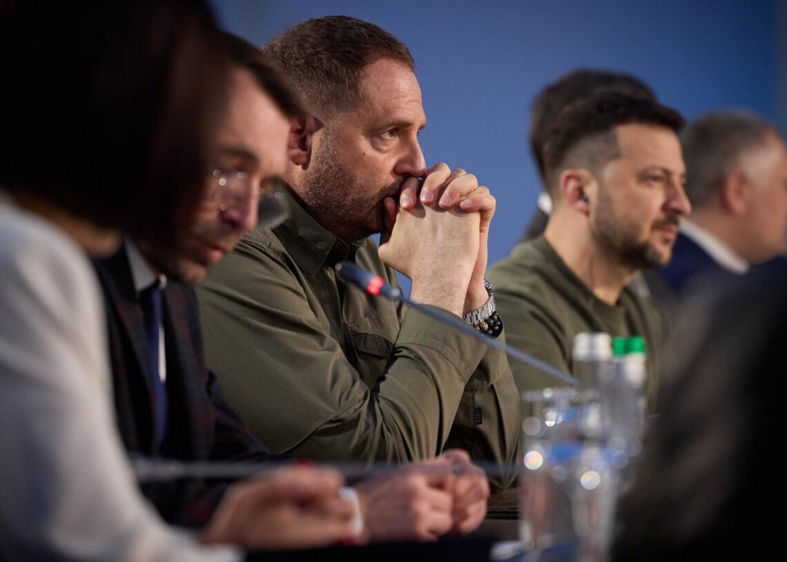 Archivo - El jefe de la oficina presidencial de Ucrania, Andri Yermak, mano derecha del presidente del país, Volodimir ZelenskiEuropa Press/Contacto/Ukraine Presidency/Ukrainian