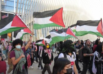 Archivo - Manifestación propalestina en EEUU (archivo).Europa Press/Contacto/Jimin Kim - Archivo