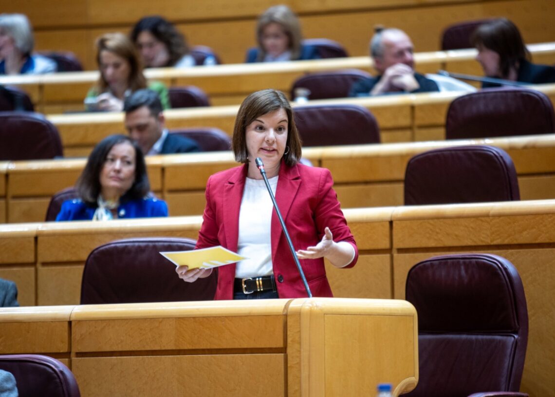 La senadora de ERC Sara Bailac. Europa Press
