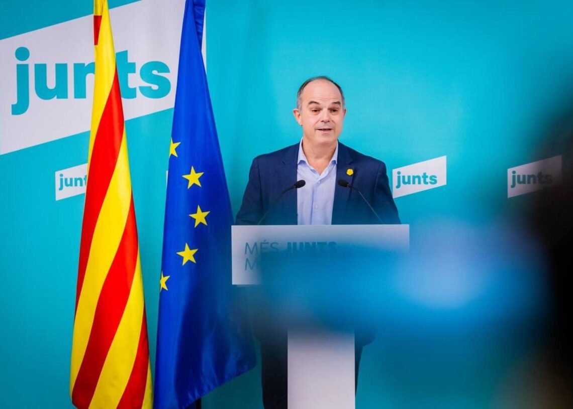 El secretario general de Junts, Jordi Turull, durante el Consell NacionalJUNTS