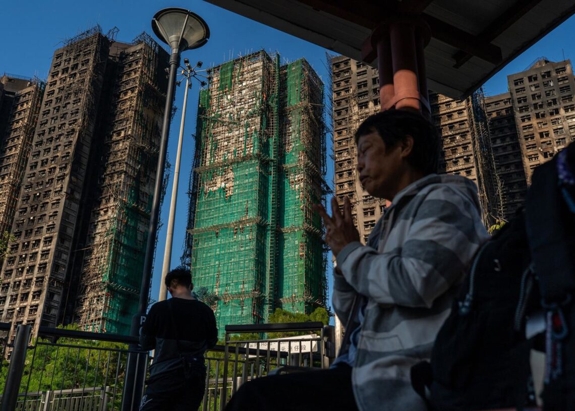 Imagen de archivo de las secuelas del incendio en los apartamentos Wang Fuk de Hong KongEuropa Press/Contacto/Vernon Yuen
