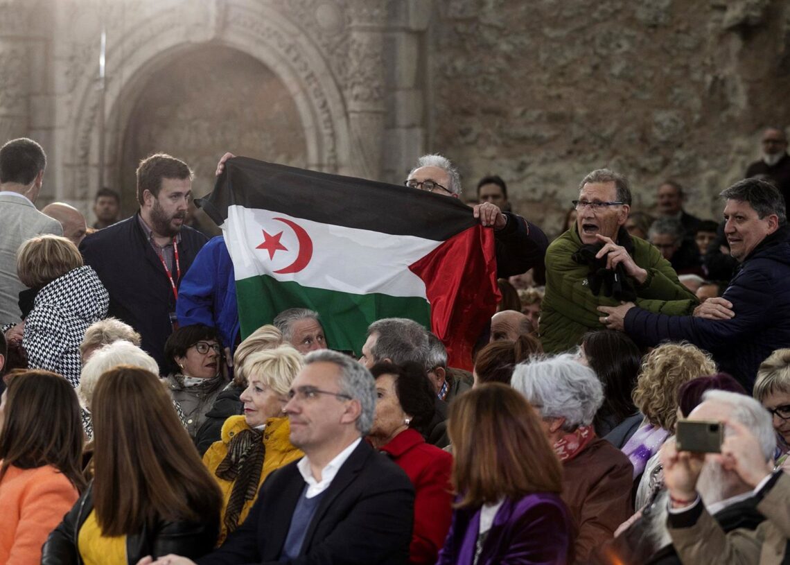 Archivo - Bandera de la autoproclamada República Árabe Saharaui Democrática (RASD)Tomás Alonso - Europa Press - Archivo