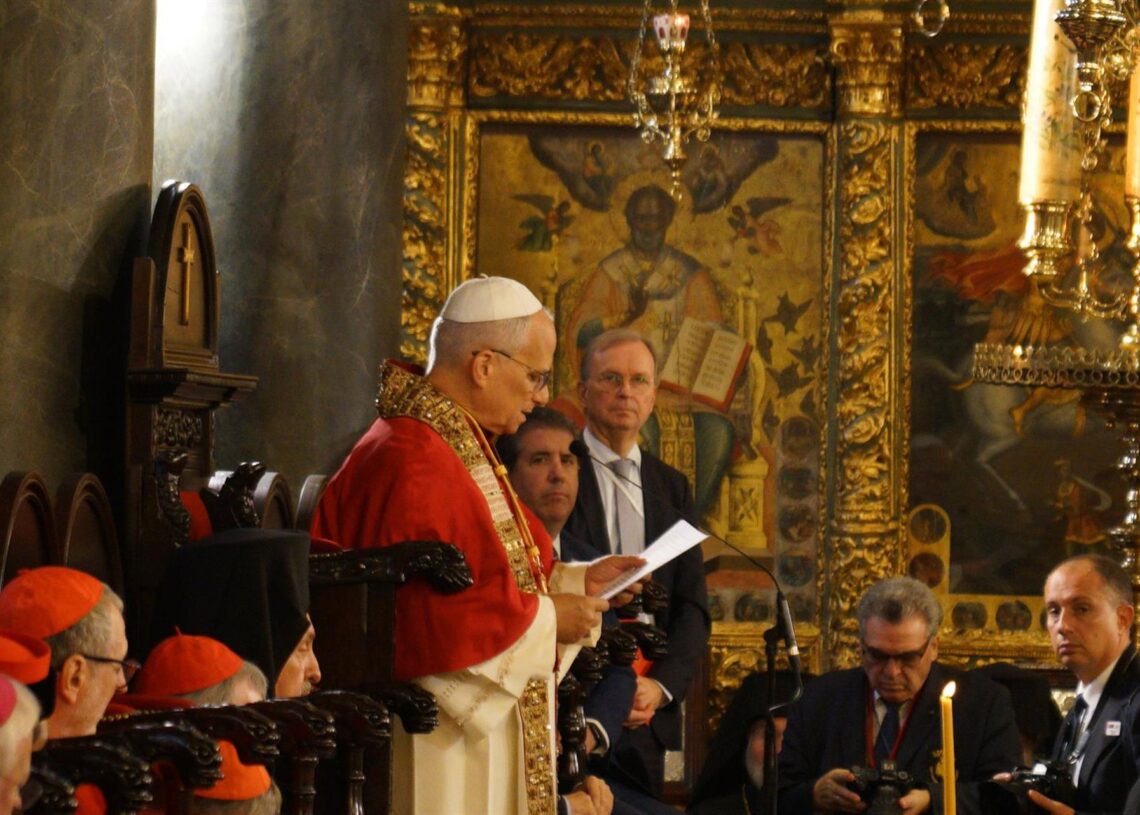 El Papa León XIV preside una misa en la Catedral Patriarcal de San Jorge el domingo 30 de noviembre de 2025. Tolga Uluturk/ZUMA Press Wire/dp / DPA