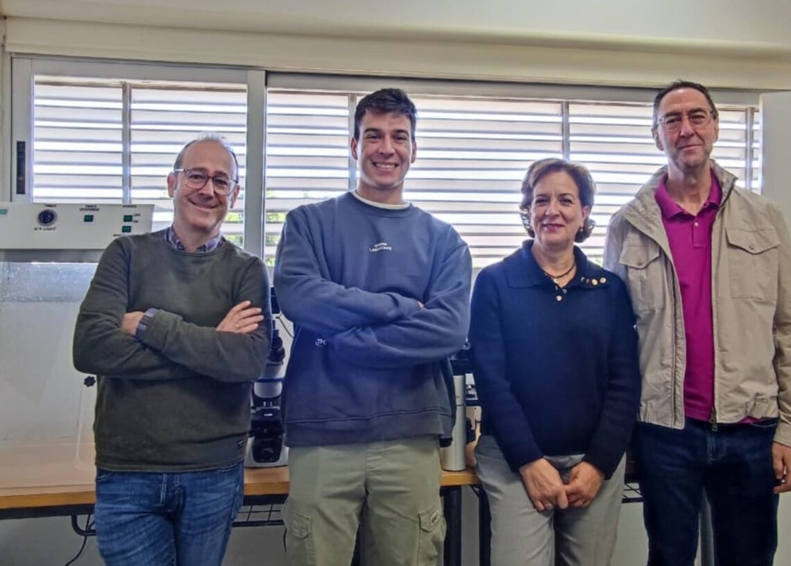 Imagen de los investigadores de la Universidad de Almería que han participado en la investigación sobre la malaria.UNIVERSIDAD DE ALMERÍA