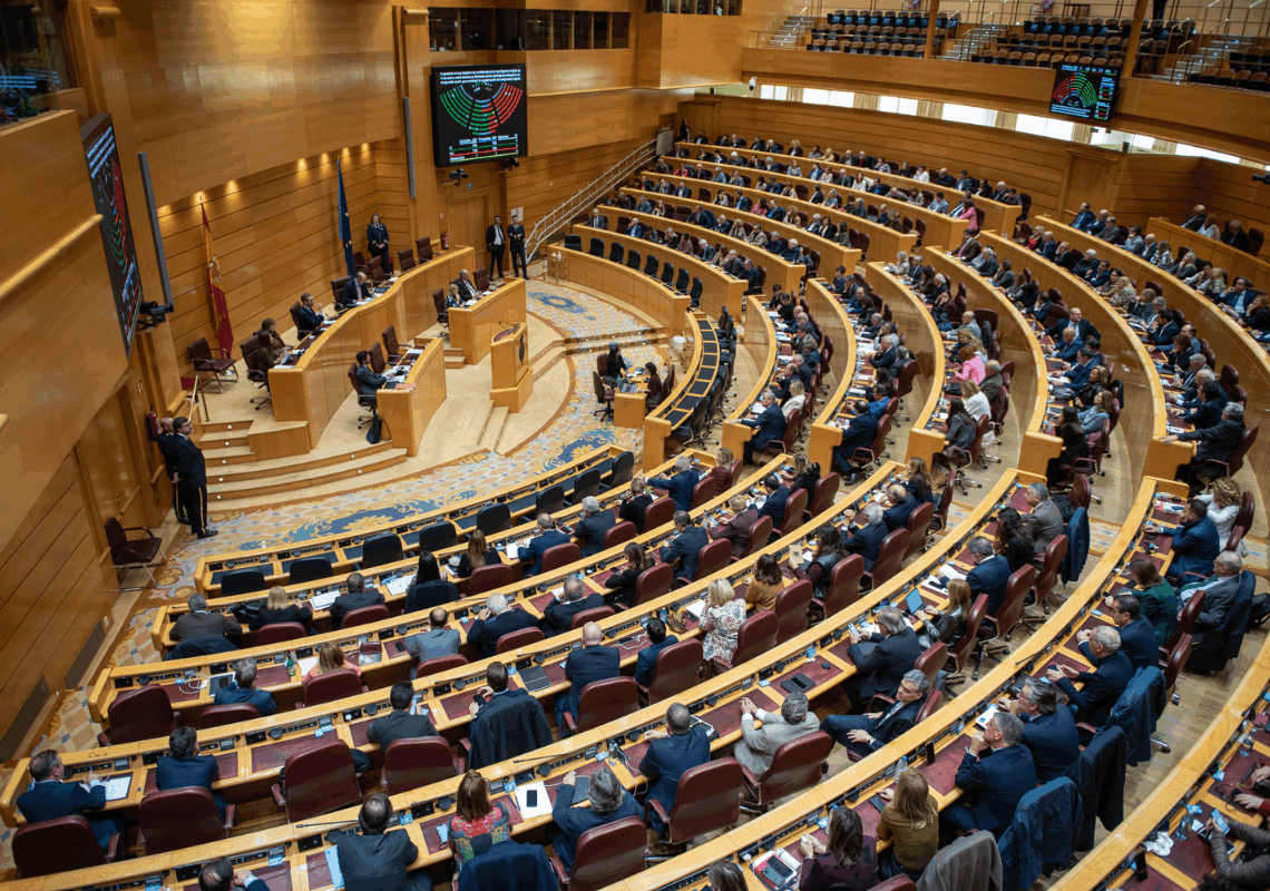 Foto del Pleno de este miércoles, 19 de noviembre, durante la sesión plenaria en la que se ha debatido la toma en consideración de la reforma del Código Penal en materia de okupación | SENADO
