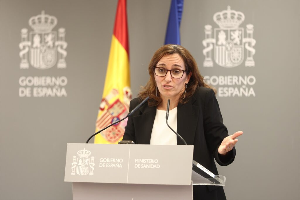 La ministra de Sanidad, Mónica García. Eduardo Parra/Europa Press.