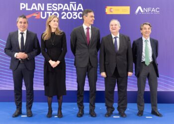 El Gobierno y la patronal han presentado el Plan España Auto 2030. Eduardo Parra/Europa Press.