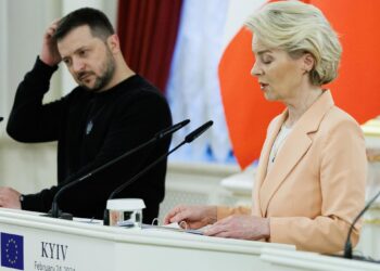 Archivo - Volodimir Zelenski y Ursula von der LeyenEuropa Press/Contacto/BENOIT DOPPAGNE - Archivo