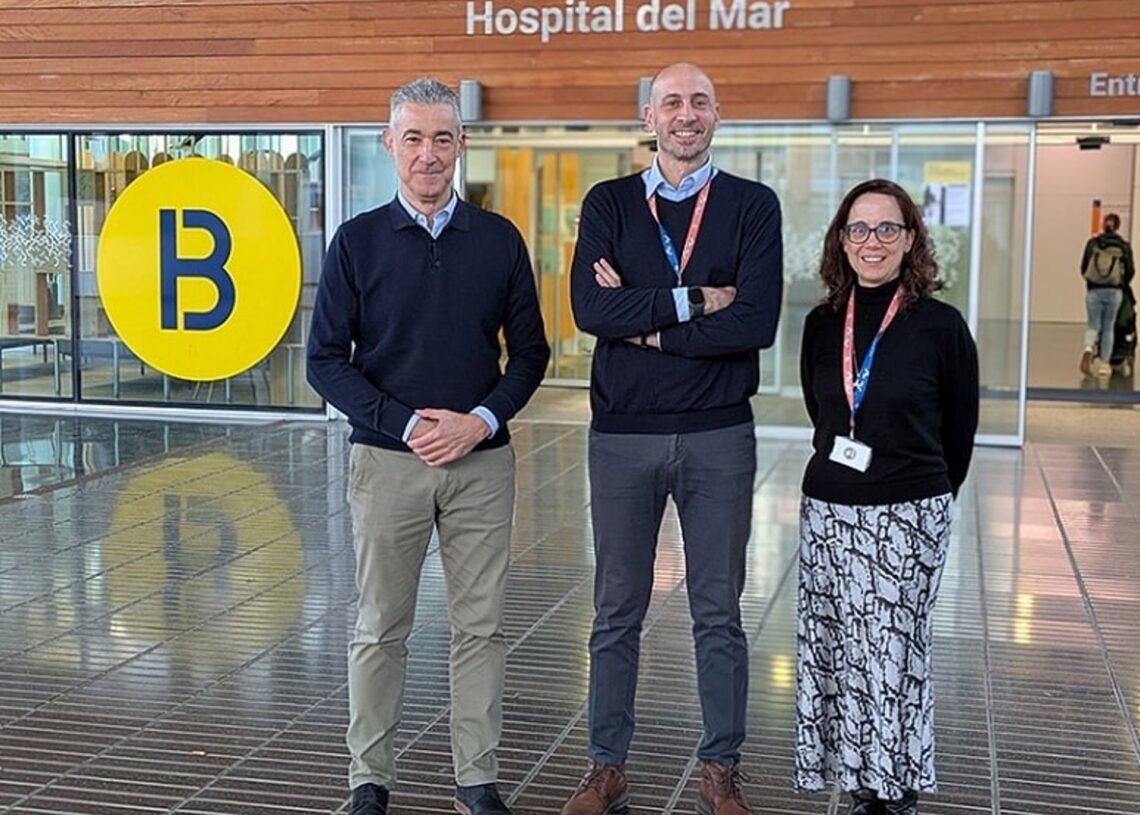 Los responsables del programa en el Hospital del Mar.HOSPITAL DEL MAR