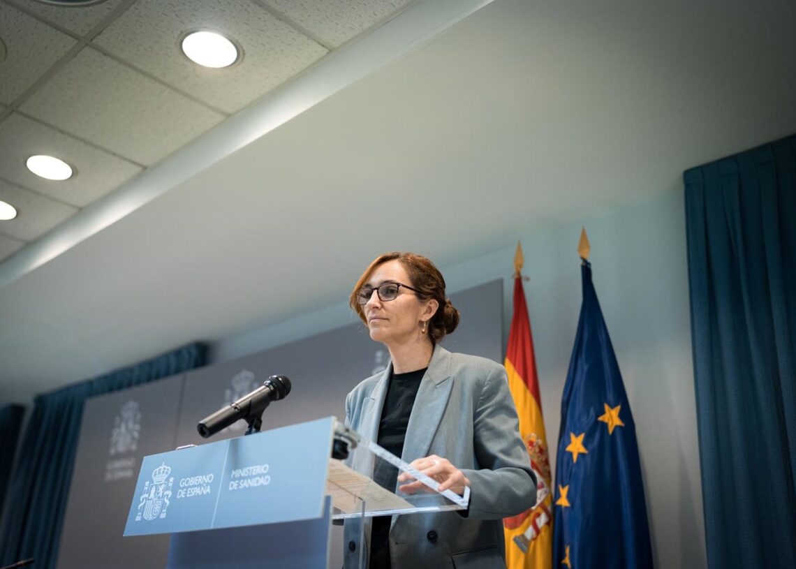 Archivo - La ministra de Sanidad, Mónica García.Diego Radamés - Europa Press - Archivo