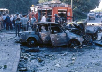 Archivo - Foto de archivo de un atentado de ETAEuropa Press - Archivo