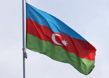 Archivo - Imagen de archivo de una bandera de Azerbaiyán.Europa Press/Contacto/Maksim Konstantinov