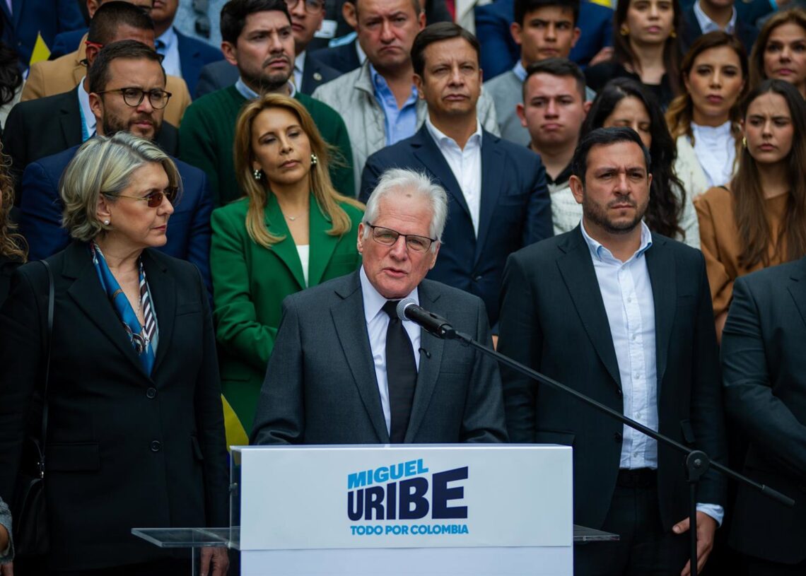 Archivo - El precandidato presidencial colombiano Miguel Uribe LondoñoEuropa Press/Contacto/Sebastian Barros - Archivo