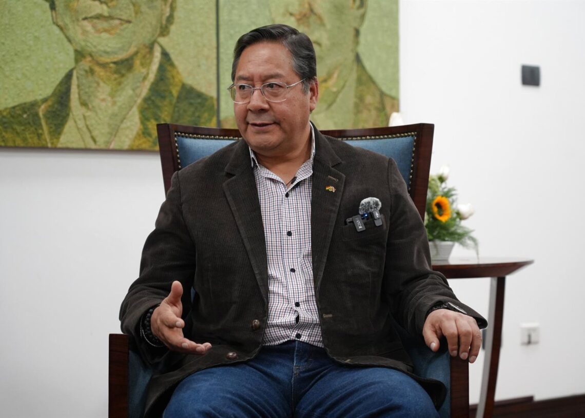 Archivo - El expresidente de Bolivia, Luis Arce, durante una entrevista concedida a la agencia china de noticias Xinhua en junio de 2025 (archivo)Europa Press/Contacto/He Bing - Archivo