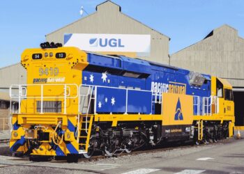 Locomotora de UGL TransportCIMIC (ACS)