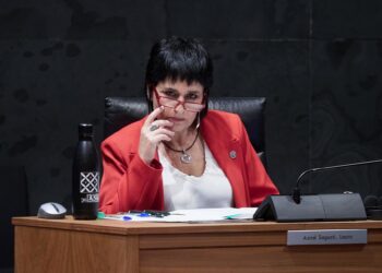 La portavoz de EH Bildu en el Parlamento de Navarra, Laura Aznal.EDUARDO SANZ - EUROPA PRESS