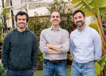 Archivo - (I-D) El cto de Yaba, Sergi de Pablos; el responsable de Organización, Alejandro Fresneda, y el ceo Patxi Archanco.CAMILLE BECDACH - YABA - Archivo