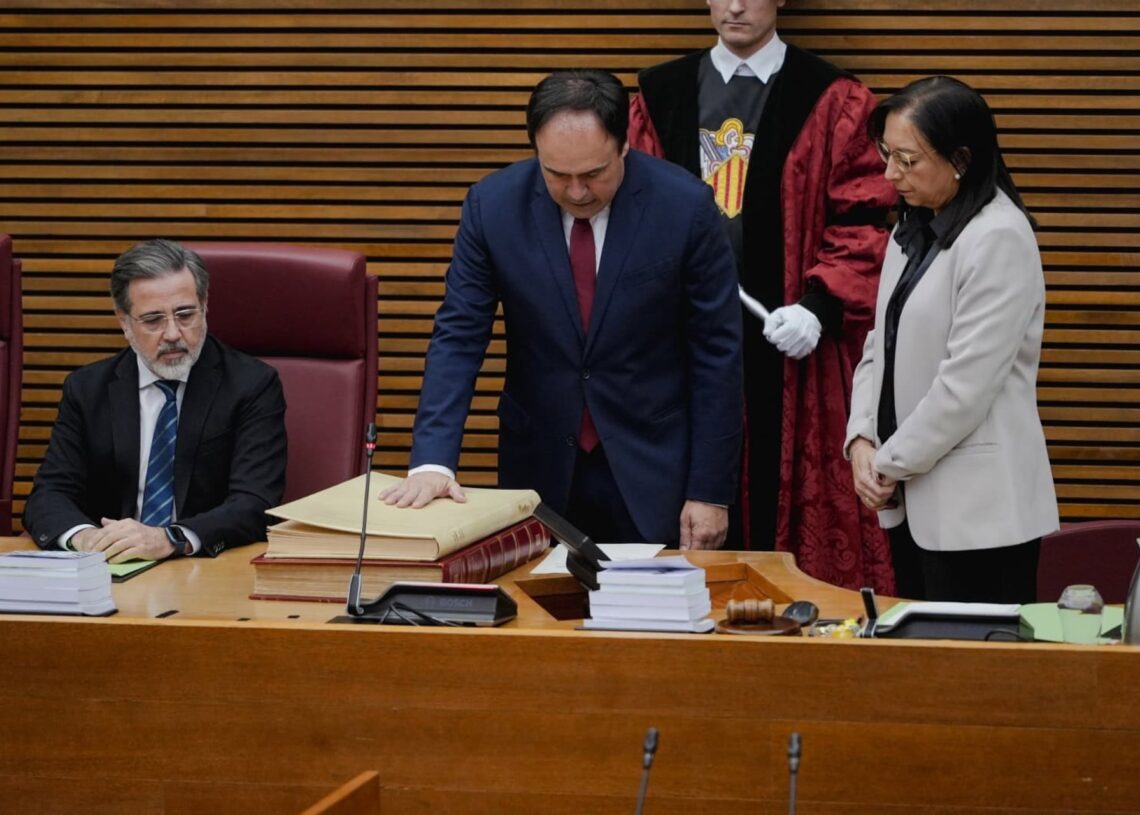 Juanfran Pérez Llorca ha tomado posesión este martes como 'president' de la GeneralitatJORGE GIL/EUROPA PRESS