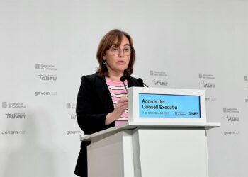La consellera de Territorio, Vivienda y Transición Ecológica y portavoz de la Generalitat, Sílvia Paneque, en una rueda de prensa tras el Consell ExecutiuEUROPA PRESS