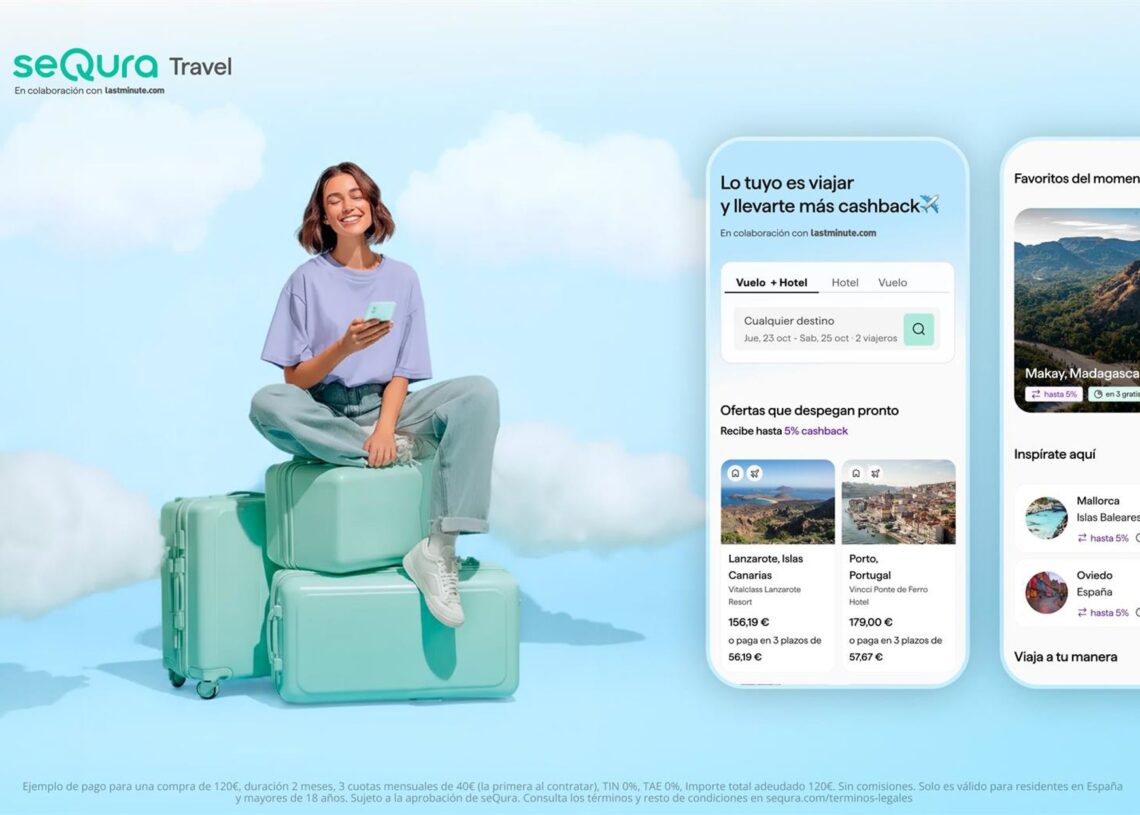 Lastminute se une a SeQura e incorpora su oferta de viajes en su app.LASTMINUTE