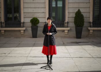 La ministra de Inclusión, Seguridad Social y Migraciones, Elma Saiz, durante una rueda de prensa para valorar los datos de afiliación a la Seguridad Social, a 2 de diciembre de 2025, en Madrid (España).Alejandro Martínez Vélez - Europa Press