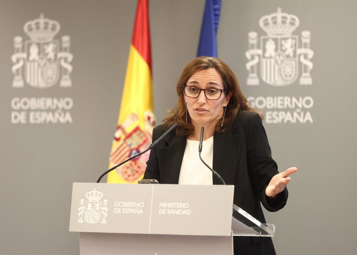 Imagen de archivo de la ministra de Sanidad, Mónica García.Eduardo Parra - Europa Press