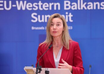 Archivo - La rectora del Colegio de Europa Federica Mogherini durante una cumbre con los Balcanes en Bruselas.Dario Pignatelli/European Counci / DPA - Archivo