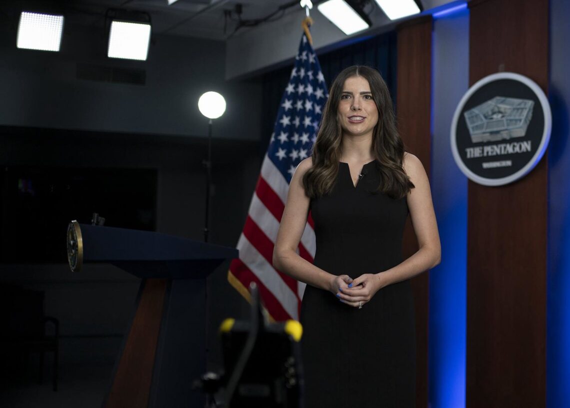 Archivo - La portavoz del Pentágono, Kingsley WilsonEuropa Press/Contacto/Po1 Alexander Kubitza/Dod