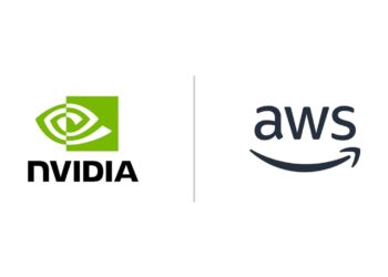 Logos de Nvidia y Amazon Web Services (AWS).NVIDIA Y AWS
