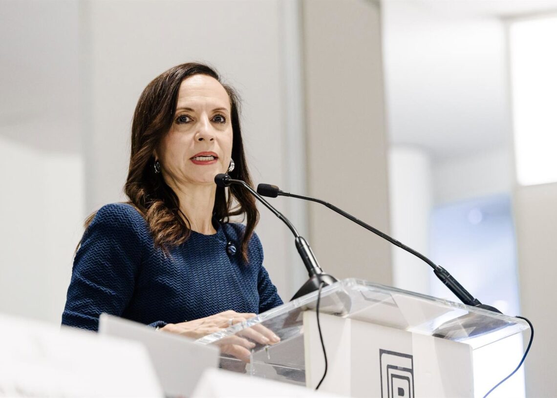 La presidenta de Redeia, Beatriz Corredor, durante un desayuno informativo, en el Hotel Palace, a 3 de diciembre de 2025, en Madrid (España). El desayuno ha sido organizado por Club Diálogos bajo el título ‘El papel de Redeia en la transformación económicCarlos Luján - Europa Press