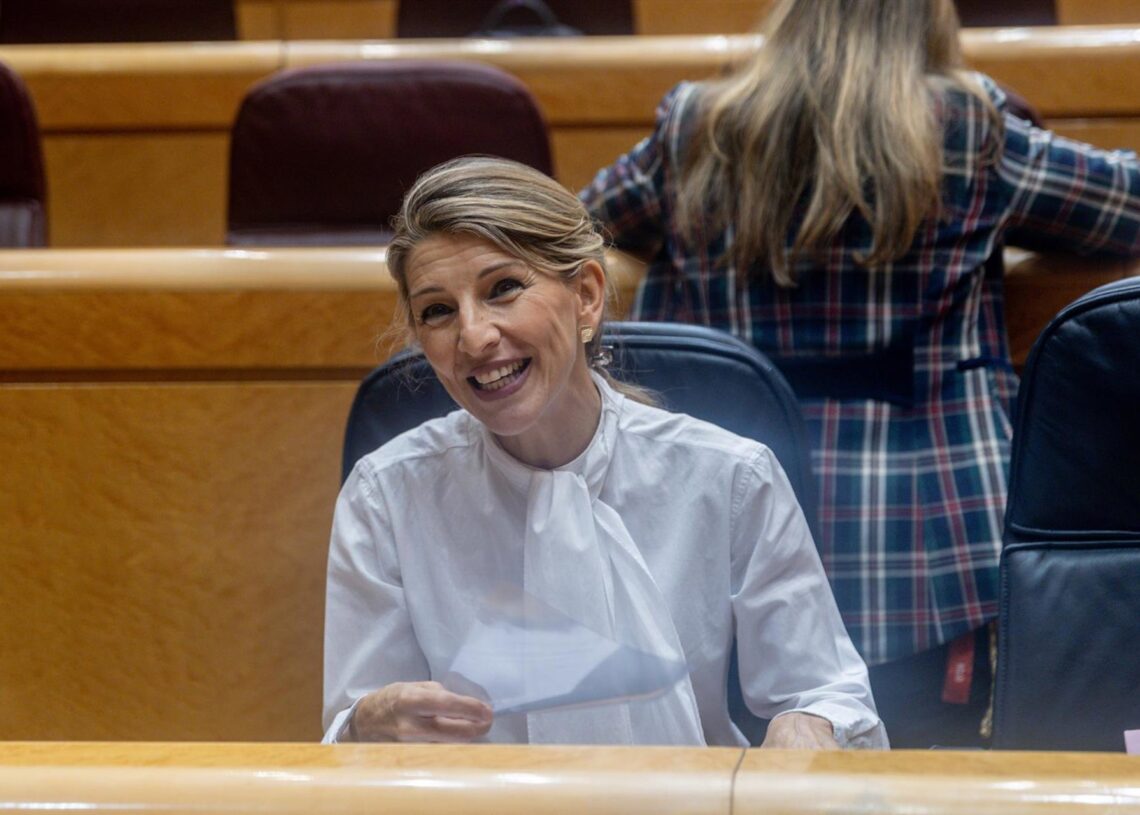 La vicepresidenta segunda y ministra de Trabajo y Economía Social, Yolanda DíazRicardo Rubio - Europa Press