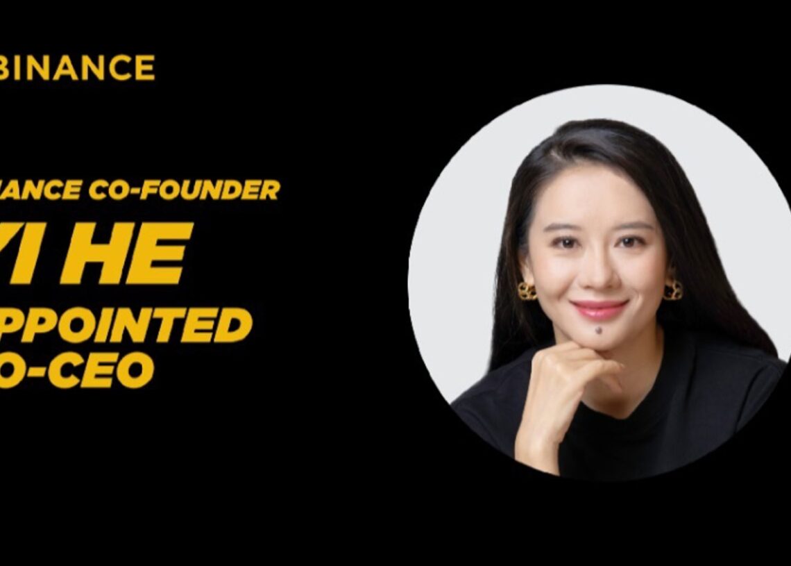 Yi He, nueva Co-CEO de BinanceBINANCE
