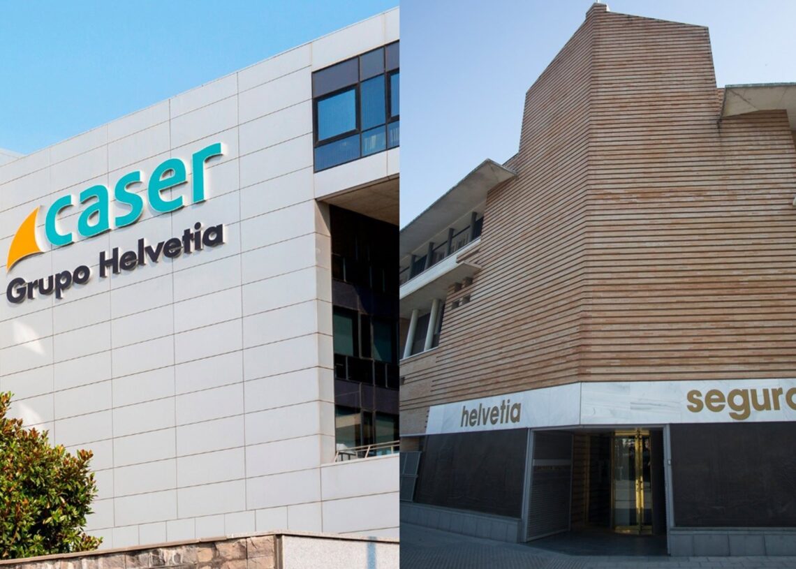 Archivo - Logos de Caser y Helvetia SegurosGRUPO HELVETIA - Archivo