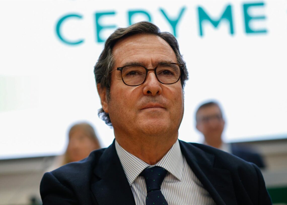 Archivo - El presidente de CEOE, Antonio Garamendi.Alejandro Martínez Vélez - Europa Press - Archivo