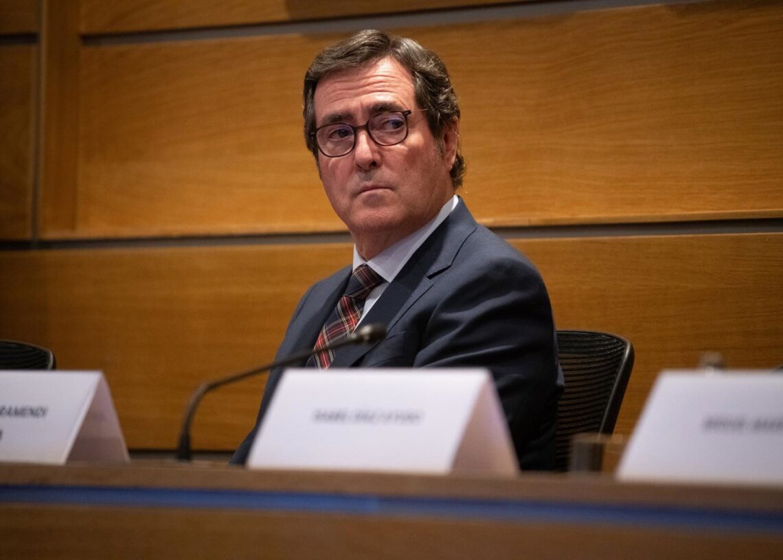 El presidente de la CEOE, Antonio Garamendi.Fernando Sánchez - Europa Press