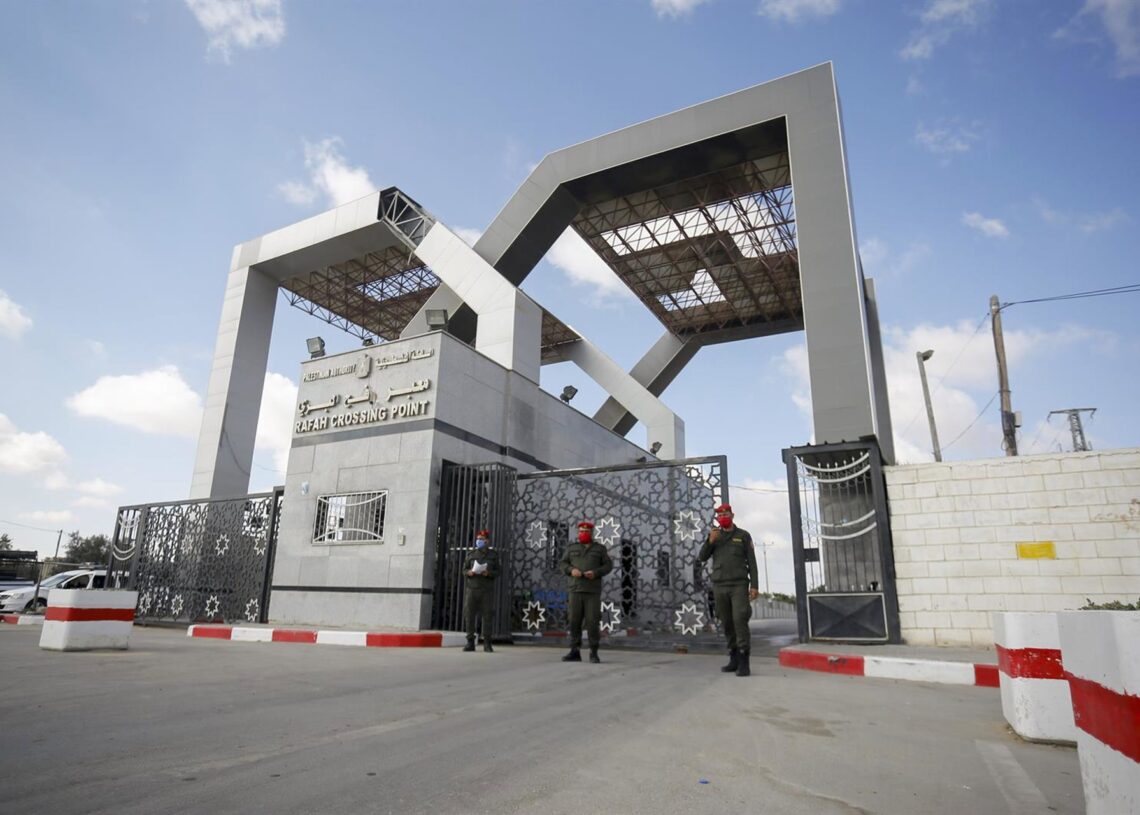 Imagen de archivo del paso fronterizo de Rafá, entre Gaza y Egipto.Europa Press/Contacto/Yousef Masoud
