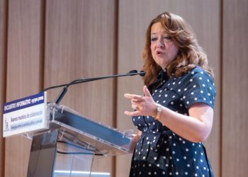 Archivo - La consejera de sanidad de la Comunidad de Madrid, Fátima Matute,  durante el Encuentro Informativo ‘Nuevos modelos de colaboración: sinergias entre la sanidad pública y privada’, en el Auditorio Meeting Place, a 11 de julio de 2025, en Madrid (Eduardo Parra - Europa Press - Archivo