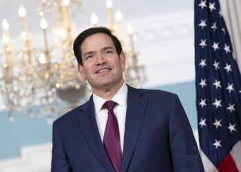El secretario de Estado de Estados Unidos, Marco Rubio, durante un acto oficial en Washington (archivo)Europa Press/Contacto/Mehmet Eser
