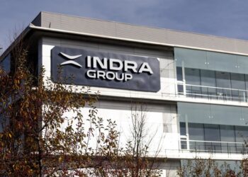 Fachada de la sede de Indra, a 25 de noviembre de 2025, en Alcobendas, Madrid (España).Eduardo Parra - Europa Press