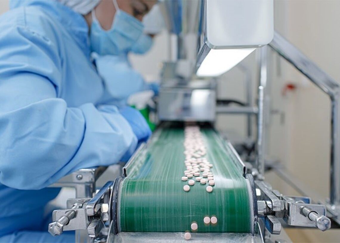 Producción de medicamentos.FARMAINDUSTRIA