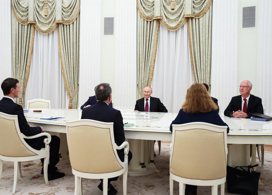 El presidente de Rusia, recibe en el Kremlin a la delegación estadounidense encabezada por el enviado especial Steve WitkoffEuropa Press/Contacto/Alexander Kazakov