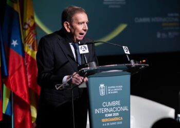 Archivo - El excandidato presidencial venezolano Edmundo González durante un acto en MadridEuropa Press/Contacto/Ignacio Lopez Isasmendi